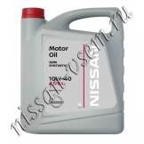 Моторное масло Nissan 10W40 (5 литров) полусинтетика