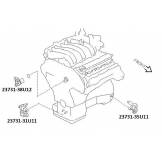 Датчик положения коленвала (задний) Nissan Maxima A32 2373135U11