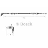 Датчик ABS передний левый Nissan Almera N16 '02-06 0265007553