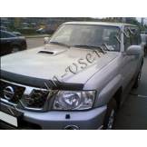 Дефлектор капота темный (мухоотбойник) EGR Nissan Patrol 2004- 27121