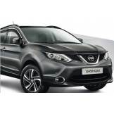 Дефлекторы окон с хромированными накладками (4 шт.) Nissan Qashqai J11 '2014- KE8004E010
