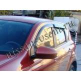 Дефлекторы боковых окон 4 шт. темные (ветровики) EGR Nissan Qashqai 2007-2013 92463031B
