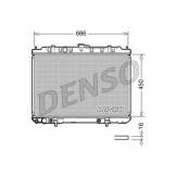 Радиатор NISSAN X-TRAIL JP 2000-2007 DENSO 214608H303 DRM46008