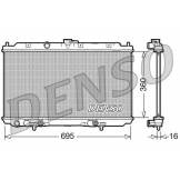 Радиатор системы охлаждения (DENSO) Nissan Almera N16 Primera P12 DRM46024