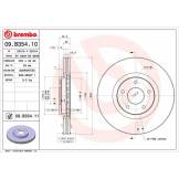 Диск тормозной передний (BREMBO) Nissan Qashqai JJ10+2 (4WD) '07-14 09B35410