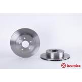 Диск тормозной задний (BREMBO) Nissan X-Trail T30/T31 D=292мм. 09896920