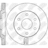 Диск тормозной передний (NIBK) Infiniti QX (Z62) RN1615