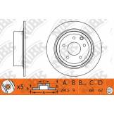 Диск тормозной задний (NIBK) Nissan Teana J32 /Teana L33R /  Qashqai J10 / Juke F15 RN1302
