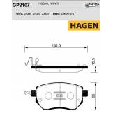 Колодки тормозные передние HAGEN (HI-Q) Nissan Murano Z50 GP2107