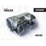 Соединитель труб глушителя D=46 L=95 MILES HC10001 HC10001