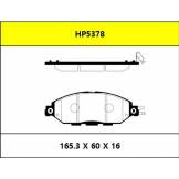 Колодки тормозные передние NISSAN MURANO Z52 / PATHFINDER R52 - HSB HP5378 HP5378