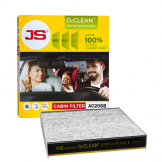 Фильтр салонный O2CLEAN NISSAN PATROL 10-, INFINITI QX50 14-/QX80 13-  JS ASAKASHI AC206B AC206B