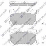 Колодки тормозные дисковые задние (HI-Q) Infiniti FX/QX70 (S51) / G (V36) GP1472