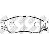 Колодки тормозные передние (NIBK) Nissan Almera Classic B10 '06-12 PN2435