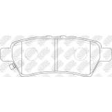 Колодки задние дисковые NIBK Nissan Pathfinder R51 PN0430