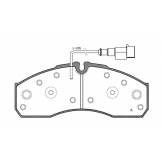 Колодки тормозные дисковые передние Nissan Cabstar F24 D1060MB20C