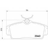 Колодки тормозные передние TEXTAR ( с ABS) Nissan Almera N16 '00- / Nissan Primera P11 '96- 2346302