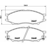 Колодки тормозные передние (BREMBO) Nissan Almera Classic B10 '06-12 P56083