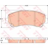 Колодки тормозные передние (TRW) Nissan X-Trail T31 '07- / Qashqai J10 '07- GDB3467
