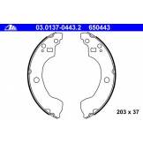 Колодки тормозные задние барабанные (ATE)  Nissan Almera N16 / Primera P11 03013704432