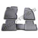 Коврики салонные полиуретановые (комплект 4 шт) Nissan X-Trail T32 '2015- 999MSRMT32BL