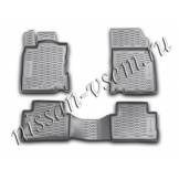 Коврики салонные полиуретановые с бортиком (4шт.) Nissan Qashqai J11E '2014- 999RMJ11BL