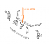 Кронштейн замка капота Nissan Qashqai J10 '07- 62552JD00A