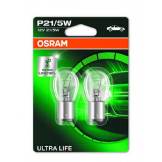 Лампа P21/5W12V-21W (BAY15d) ULTRA LIFE (блистер 2шт.) 7528ULT02B