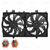 Диффузор радиатора в сборе (Luzar) NISSAN X-TRAIL T32 LFK14CM