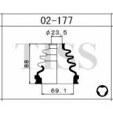 Пыльник ШРУСа внутреннего Nissan X-trail T30 (MARUICHI) 02177