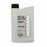 Масло трансмиссионное NISSAN MT XZ Gear Oil SAE 75W-80 GL-4+ (1л) KE91699932R