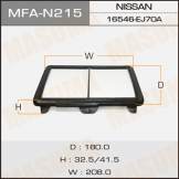 Фильтр воздушный Y50 VQ35HR Masuma MFAN215 MFAN215
