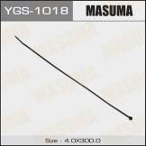 Хомут пластиковый черный 4х300 (упаковка 100 шт, цена за 1 шт) YGS1018