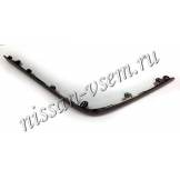 Молдинг заднего бампера левый Nissan Teana J32R (темный хром) 85075JN91A