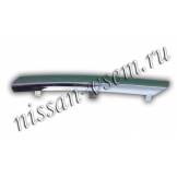 Молдинг решетки радиатора левый Nissan Almera N16 (хром) 62387BN700