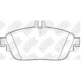 Колодки тормозные передние MERCEDES A(W176) 12-/B(W246) 11- L 144мм PN31009