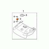 Втулка 16557VC200 декоратиной крышки двигателя 16557VC200