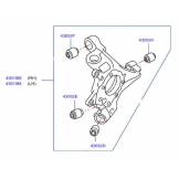 Кулак задний правый Infiniti Q50 V37 430185CA0A 430185CA0A