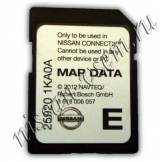 Флеш карта (sd-card) с навигацией Nissan Connect 2 SAT для Ниссан 259201KA1B