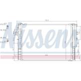 Конденсер MB W176/W246/X156 1.6-2.0/1.6D-2.2D 12- Nissens 940322 940322