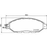Колодки тормозные передние (BREMBO) Nissan Pathfinder R52 / NFINITI JX35, QX60, L50 P56103