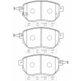 Колодки тормозные передние (PARAUT) Nissan Murano Z50 N281027Y