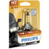 Лампа 12V H7 55W +30% PHILIPS Vision 1 шт. блистер 12972PRB1 12972PRB1