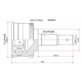 Шрус наружный NISSAN CEFIRO A33 VQ20 / X-TRAIL 00- ABS NI69A44