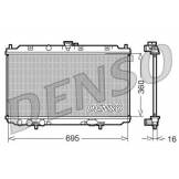 Радиатор системы охлаждения NISSAN: ALMERA II (N16) 1.5/1.8 00 - , ALMERA II HATCHBACK (N16) 1.5/1.8 00 - DRM46012