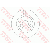 Диск тормозной передний (TRW) 1 шт. Nissan X-Trail T32 / Qashqai J11 DF6786