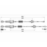 Трос АКПП (SAT) Nissan Note 05-13 / Tiida 04-14 ST3250020