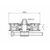 Натяжной ролик приводного ремня NISSAN NAVARA/PATHFINDER 2,5D/PATROL 4,8D SAT ST11925VC801 ST11925VC801