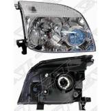 Фара правая под ручной корректор NISSAN X-TRAIL 00-07 ST21511A4RLDE1