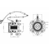 Ступичный узел RR NISSAN PATROL Y62 SAT ST432021LB0A ST432021LB0A